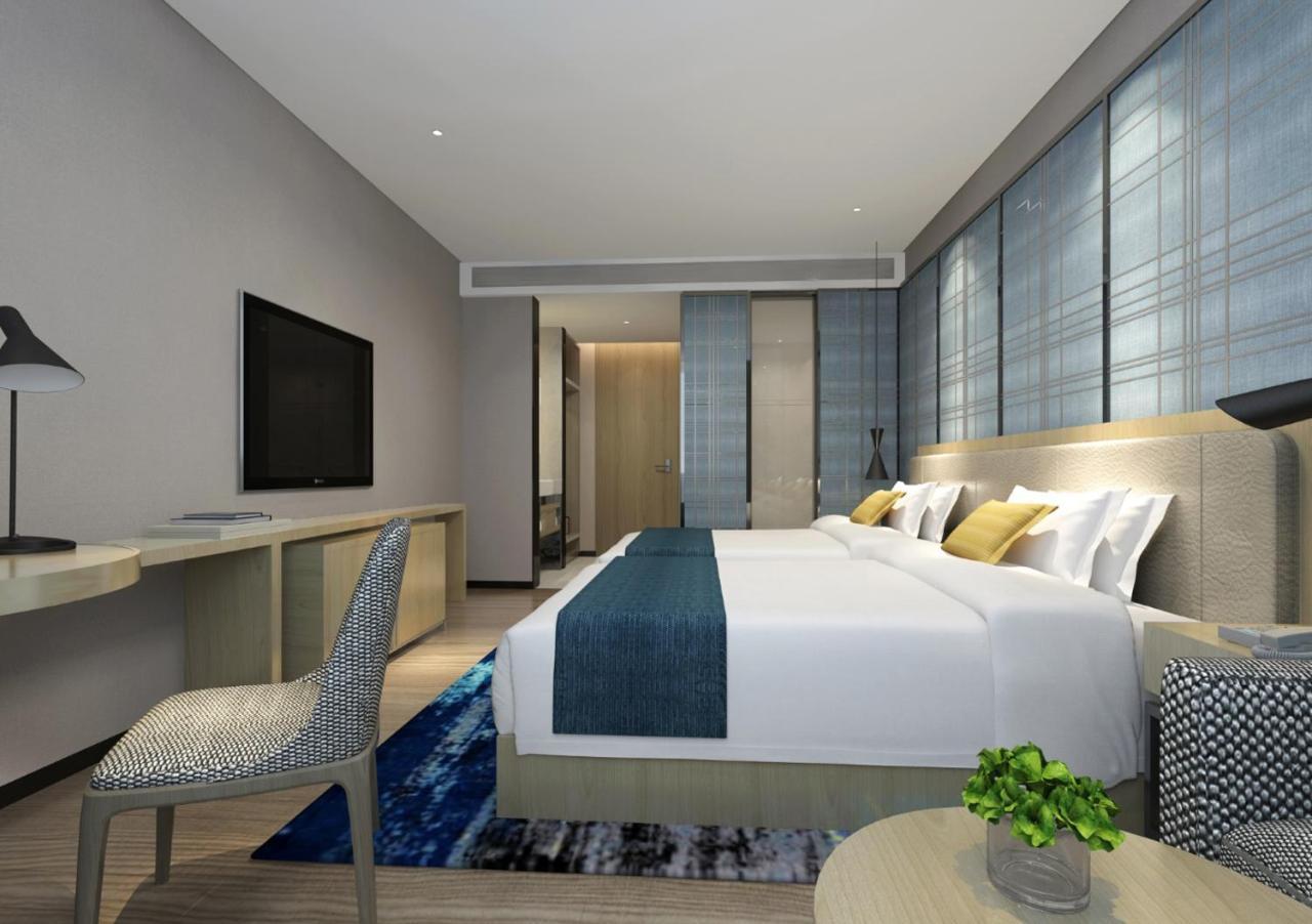 Echarm International Hotel Canton Tower Pazhou Convention And Exhibition Center Lujiang Subway Metro Branch - Free Shuttle Bus To Canton Fair Complex During Canton Fair Period Zewnętrze zdjęcie